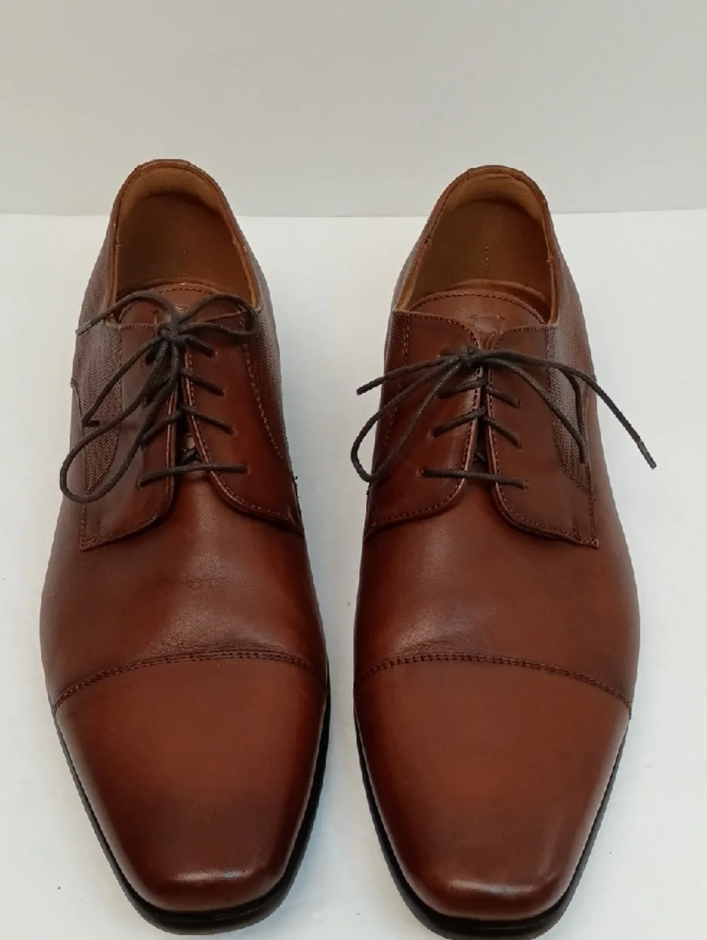 Florsheim Brown Leather Cap Toe Oxford Dress Shoes Size 13